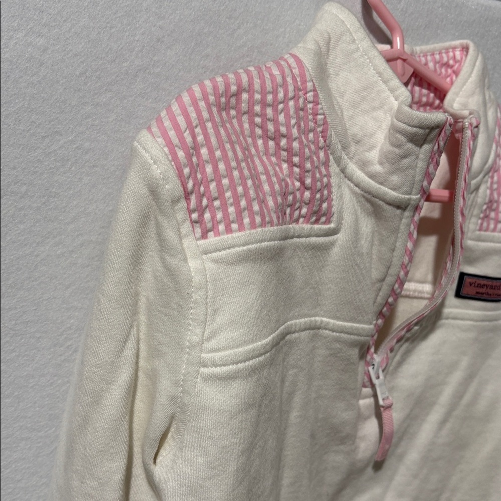 Vineyard Vines Girls’ 100% Cotton The Shep Shirt Quarter Zip Pullover - Picture 6 of 9